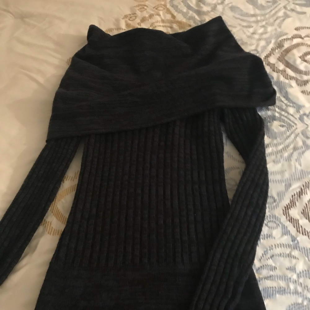 Cowl Neck Sweater Dress
